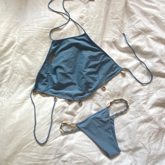 KAOHS BLUE SHELL BIKINI SET (M) - Picture 3 of 11